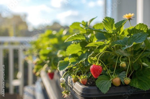Home balcony cultivation of...
