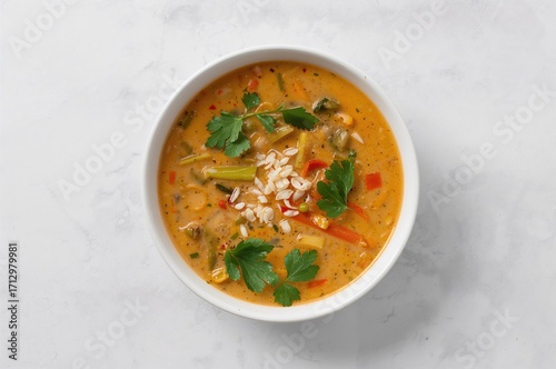 Spicy Coconut Milk Soup wit...