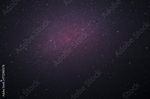Cosmic night sky filled wit...