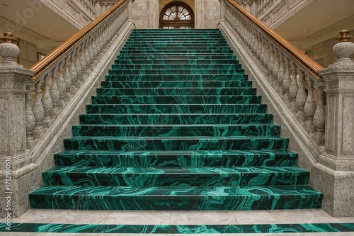 Malachite Crafted Stairway