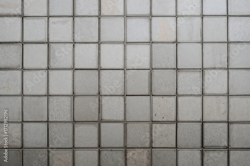 Top view of a square tile s...