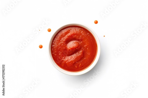 A bowl filled with tomato s...