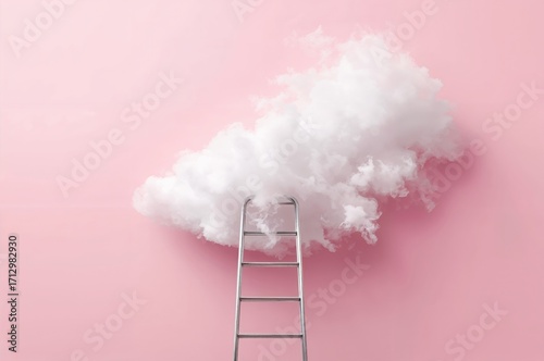 Ascending ladder towards th...