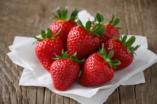 Fresh Strawberries Resting ...