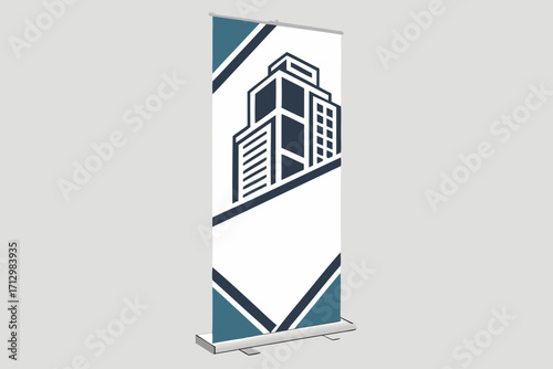 corporate business roll up banner standee pull up banner x banner template