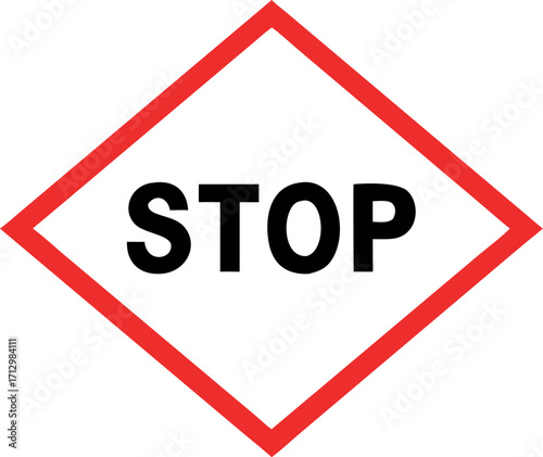 stop sign is prohibited, Stop traffic sign vector illustration