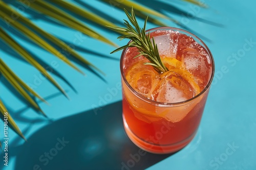 Refreshing summer citrus co...