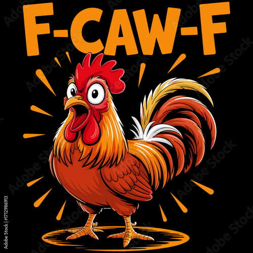 F-Caw-F Chicken SVG