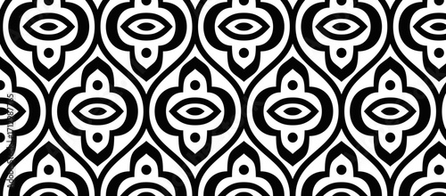 abstract geometric seamless pattern