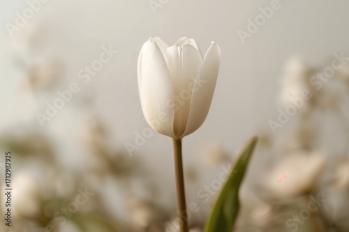 The white tulip signifies h...
