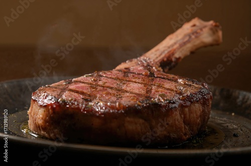 Medium Rare Grilled Beef St...