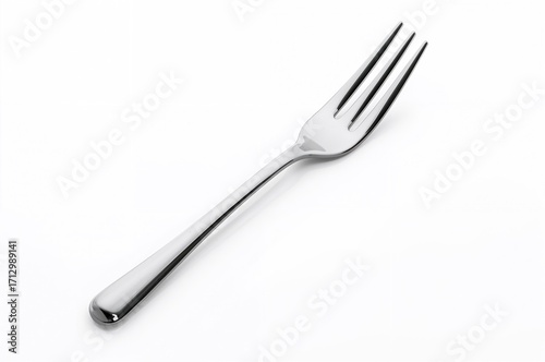 Metal Fork Displayed Agains...