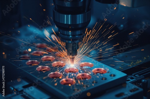 Electrode components being ...