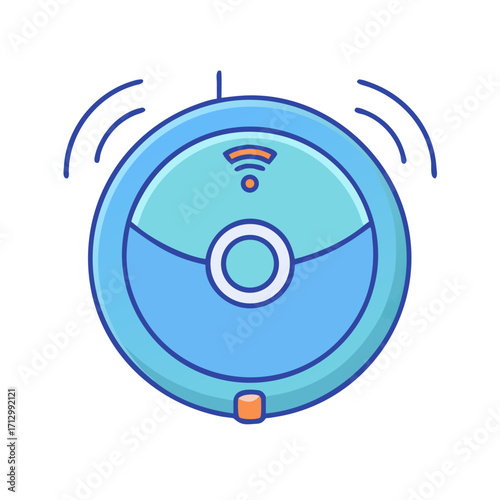 Autonomous cleaning revolution a modern robot vacuum is ready to clean