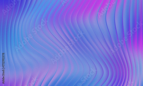 Abstract blue and purple background with wavy lines and textured surface