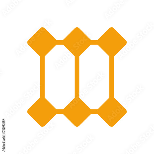 Blockchain Technology Icon Vector for Crypto Applications