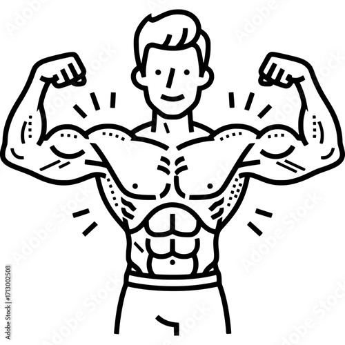 Body Builder Icon