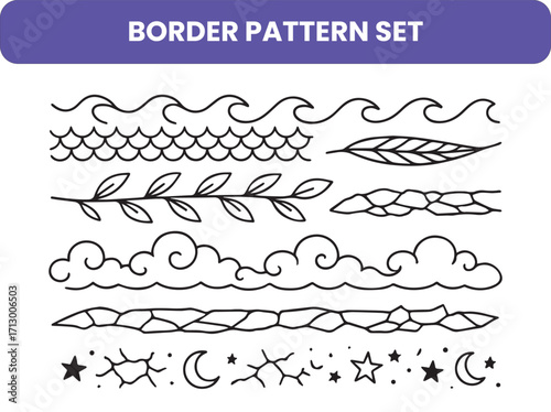 Minimal Line Border Pattern Bundle