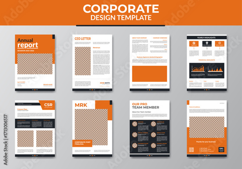 Corporate Annual Report Design Template