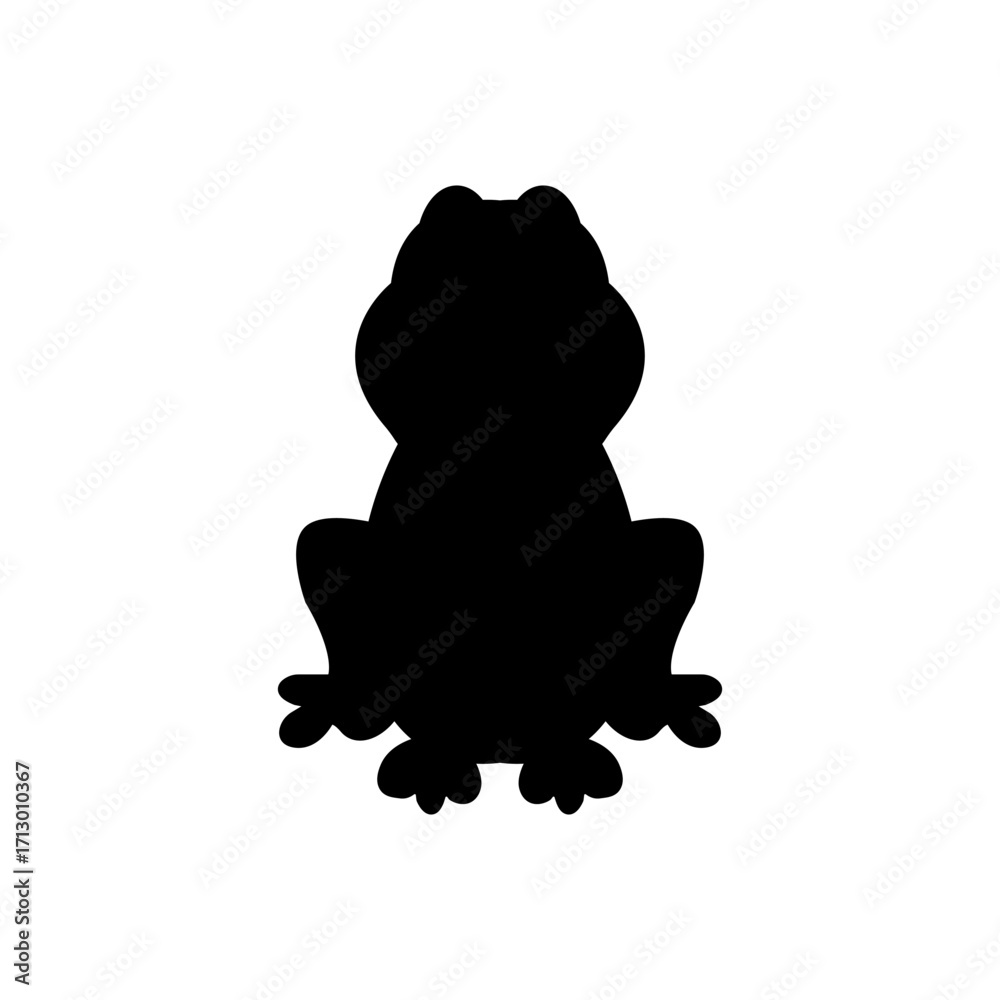 Fototapeta premium Cute Frog Cartoon. vector illustration