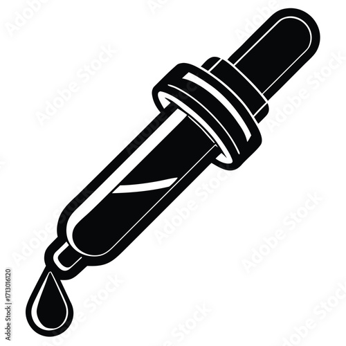 dropper vector on white background