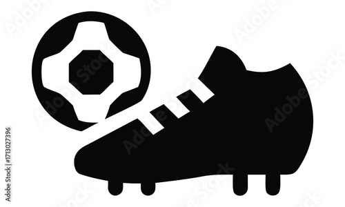 A vibrant vector illustration of a soccer player kicking a ball in a championship game