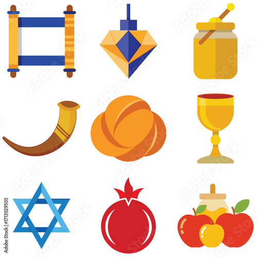 Minimalist torah scroll design with hebrew text