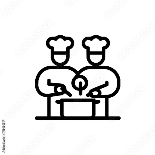 Chefs cooking food restaurant kitchen culinary chef hat professional cooking recipe cuisine gourmet cookery