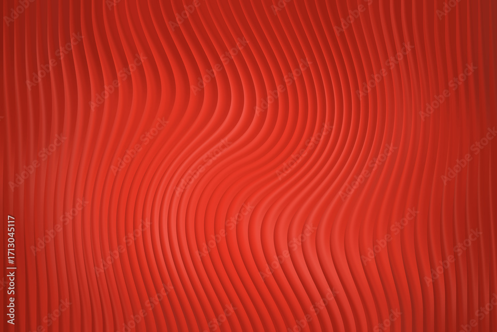 Obraz premium Abstract red texture featuring wavy lines creating a dynamic and visually appealing surface pattern effect
