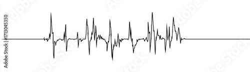 simple line drawing of a heartbeat