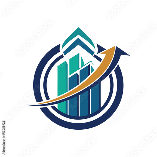 Modern Finance Logo Symbol Vector Design