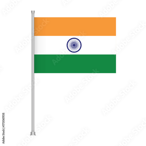 India national symbol tricolor flag republic day independence day patriotic indian nation bharat desh