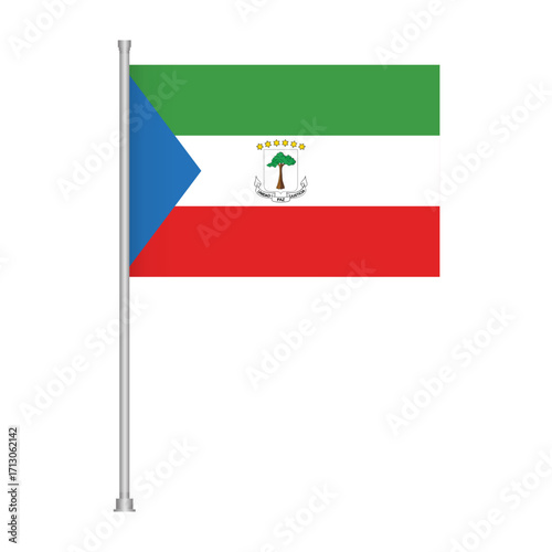 Equatorial guinea national flag official symbol of the country african nation patriotism independence day