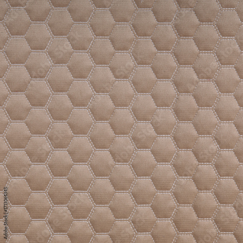Beige fabric texture with ornament