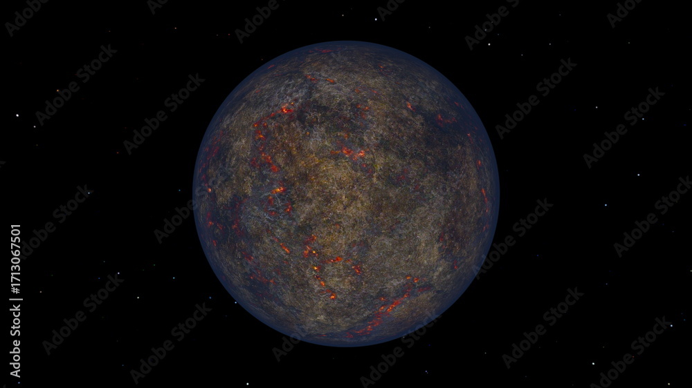 Obraz premium 惑星 3DCGレンダリング