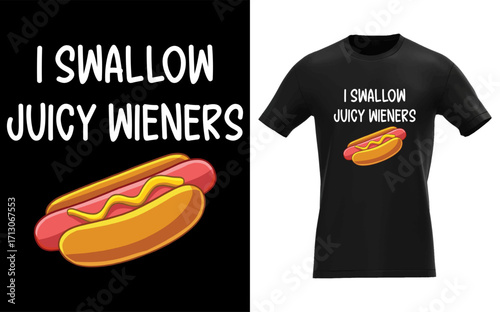 Humorous and sarcastic illustration of a family enjoying a barbecue with juicy wieners perfect for jokes and lighthearted content