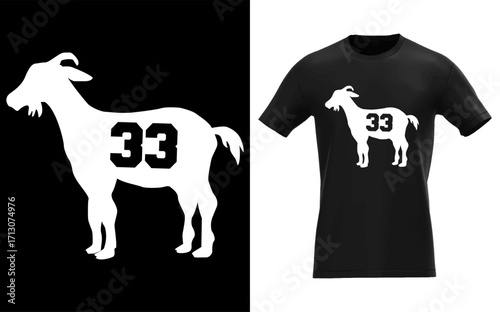 Retro distressed graphic design featuring a stylized goat with a vintage worn out aesthetic perfect for t shirts posters and apparel