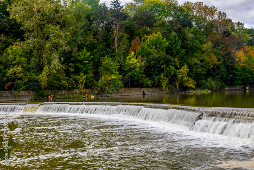 Photography Water dam at Old Mills Toronto Ontario