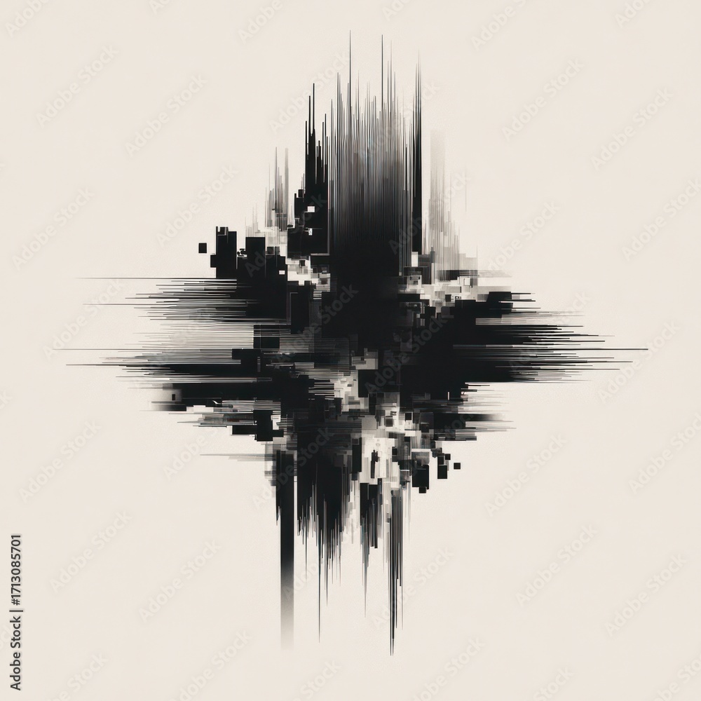 Fototapeta premium Abstract design graphic digital art