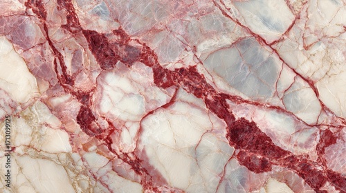 Rose Veined Marble Texture - Abstract Pattern of Natural Stone Surface.