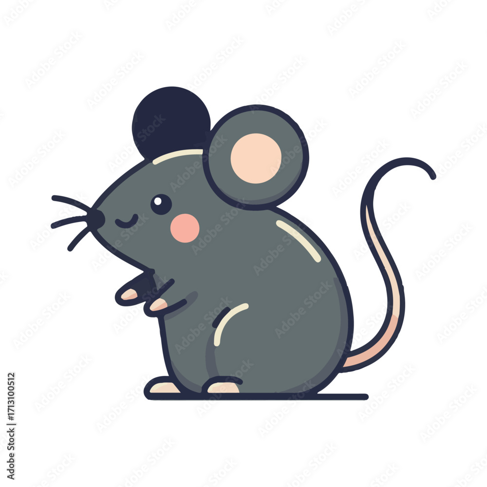 Fototapeta premium mouse illustration design