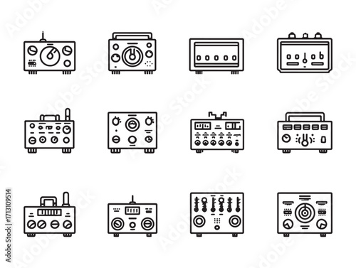 Audio mixer modern minimalist studio line