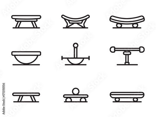 Balance board ultra minimalist fitness line