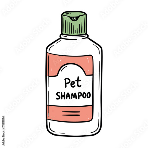 Pet shampoo usage tips for effective cleaning home how-to guide indoor pet care essentials. Vector illustration