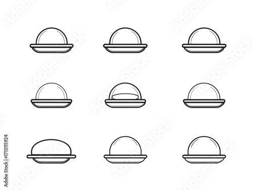 Bosu ball set of minimalist exercise