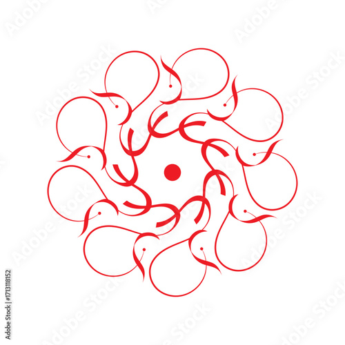 abstract Arabic calligraphy graphic element banner wallpaper deisgn