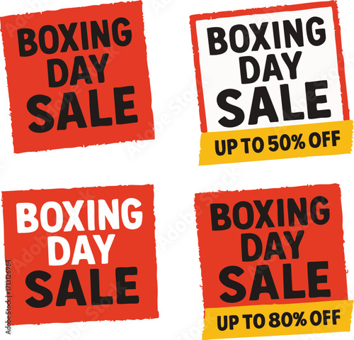 Boxing Day Sale Promotions with Discount Offers.