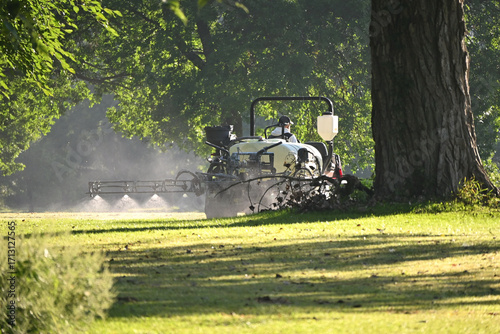 Spraying the Golf Course
