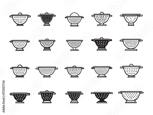 Colander versatile multipurpose strainer for kitchen