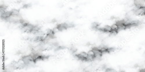 black clouds or smoke isolated on white background